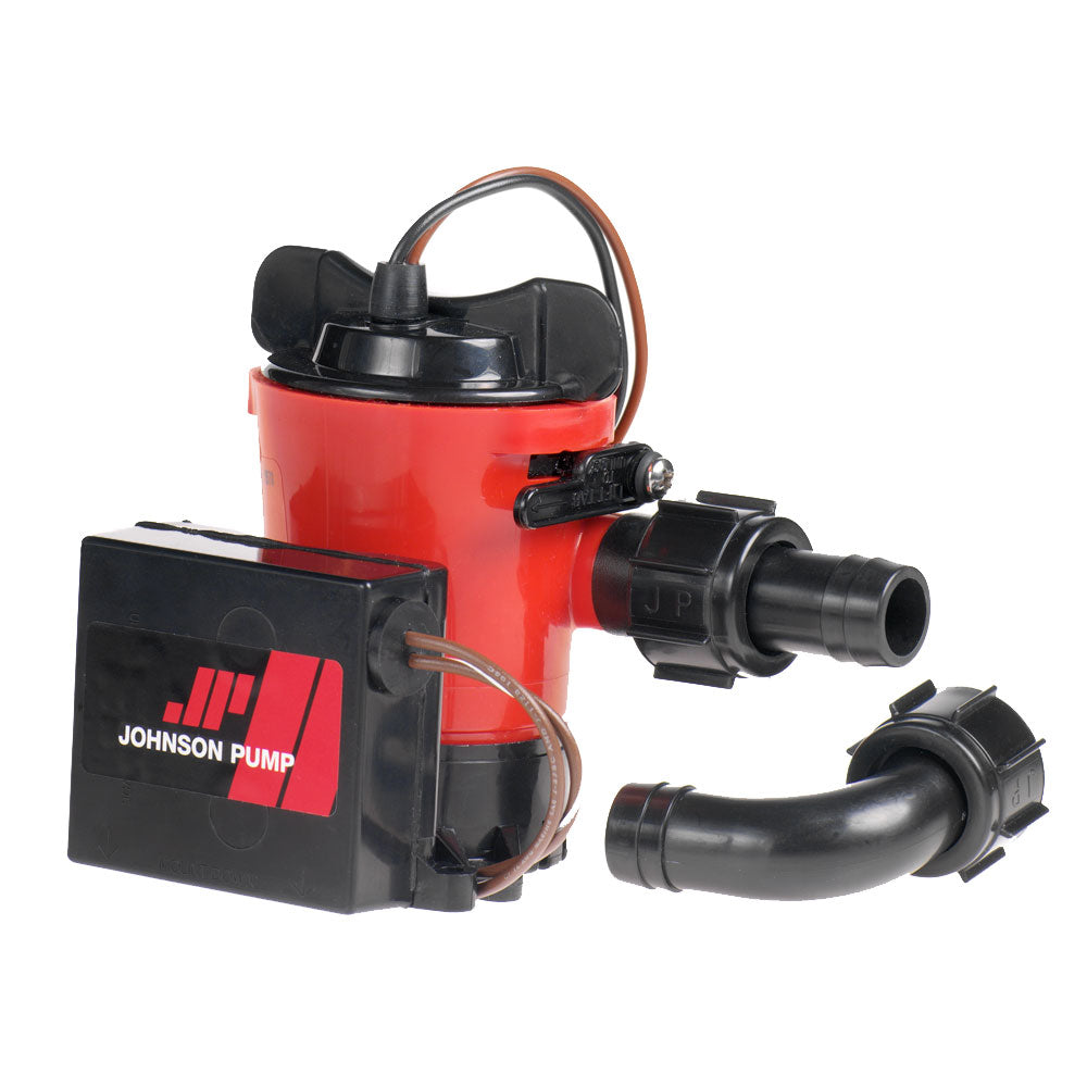 Johnson Pump 500 GPH Auto Bilge Pump 3/4″ Hose 12V Dura Port [07503-00]