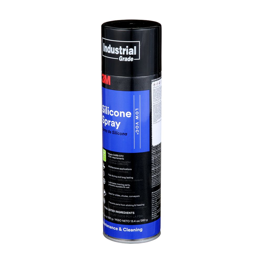 3M 7000121413 Low VOC Silicone Spray Lubricant, 24 oz