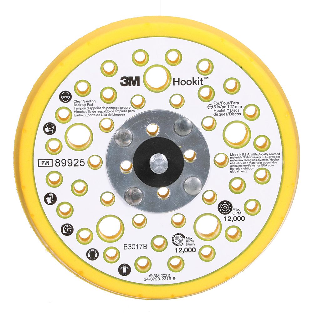 3M 7100278691 5″ Hookit Disc Pad, 24 Grit