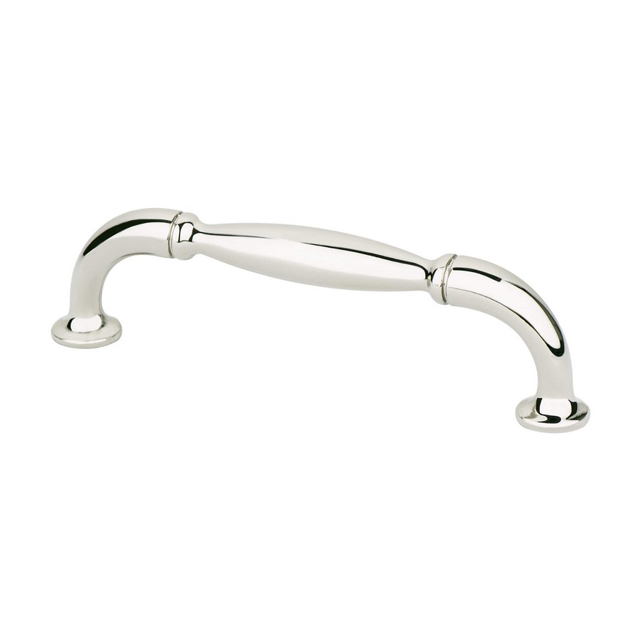 Designers Group Ten Pull 96mm Center to Center Polished Nickel Berenson 4153-1014-P