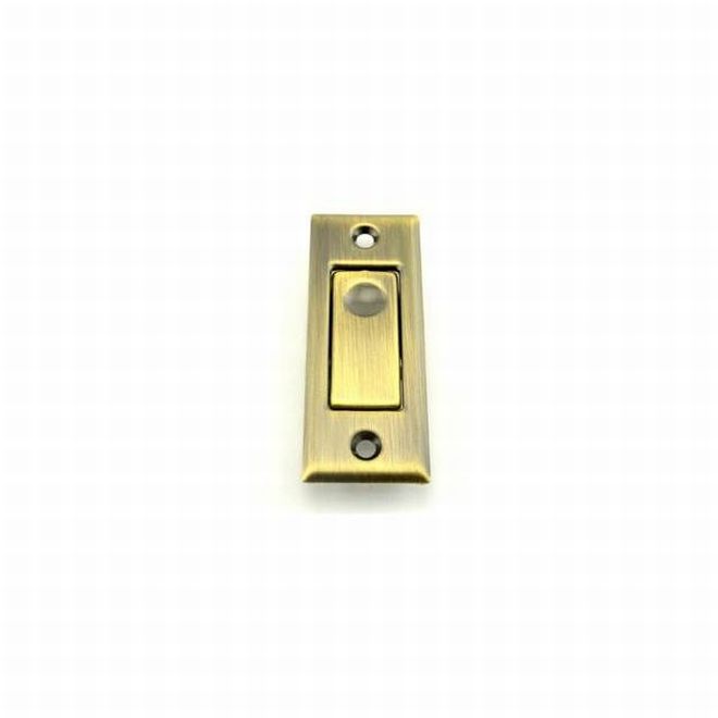 Ives 42B5 Antique Brass Solid Brass Pocket Door Bolt