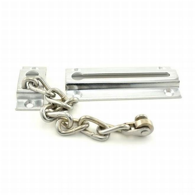 Ives 481B26D Satin Chrome Solid Brass Chain Door Guard