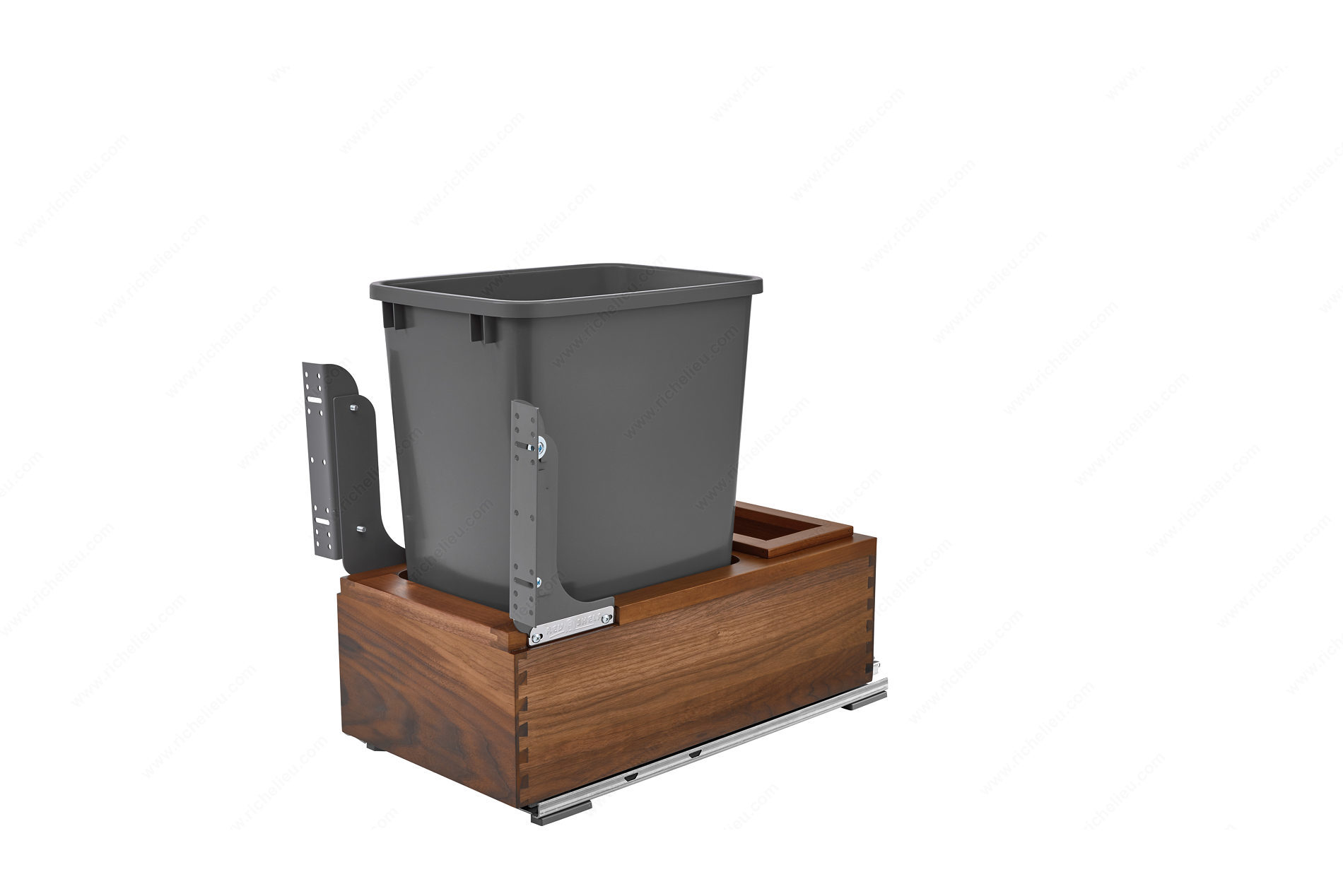 Richelieu 4WCWN1550DM1SC Rev-A-Shelf Pull-Out Waste Container, Bottom Mount