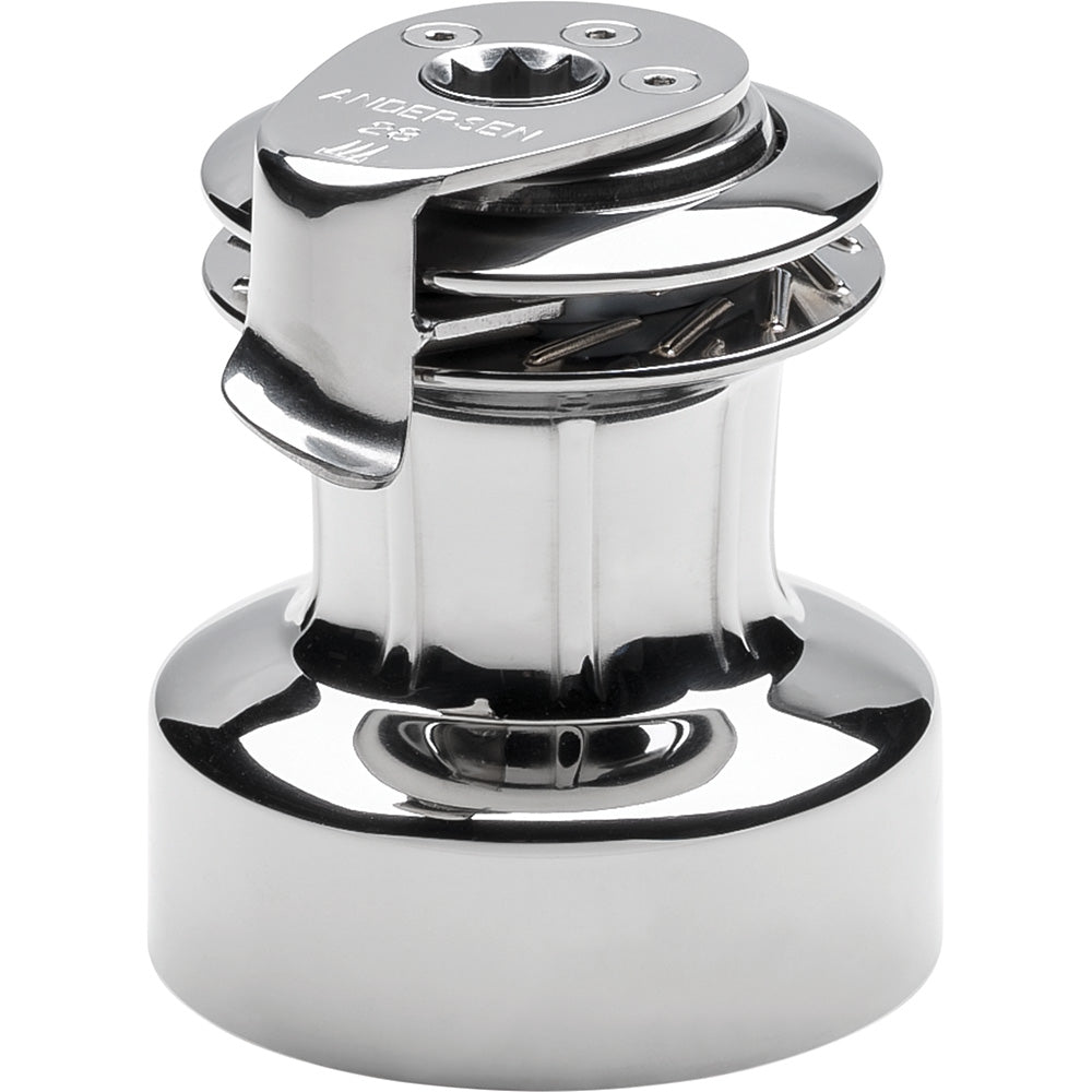 ANDERSEN 28 ST FS  – 2-Speed Self-Tailing Manual Winch – Full Stainless Steel [RA2028010000]