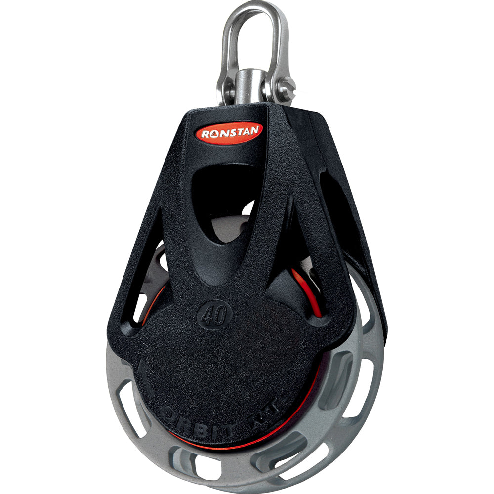 Ronstan Series 40 Ratchet Orbit Block – Single – Auto – Swivel Shackle Head [RF46100]