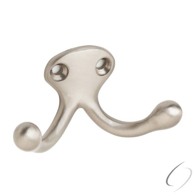 Ives 582B15 Satin Nickel Solid Brass Double Wardrobe Hook