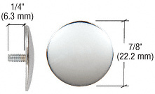CRL 683336R Chrome 7/8″ Threaded Shank Rosettes