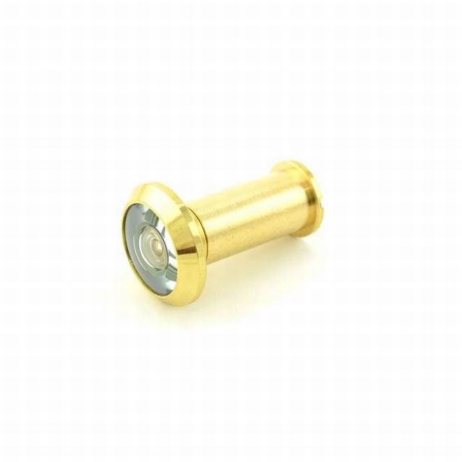 Ives 698B3 Solid Brass 190 Door Viewer – Bright Brass Finish