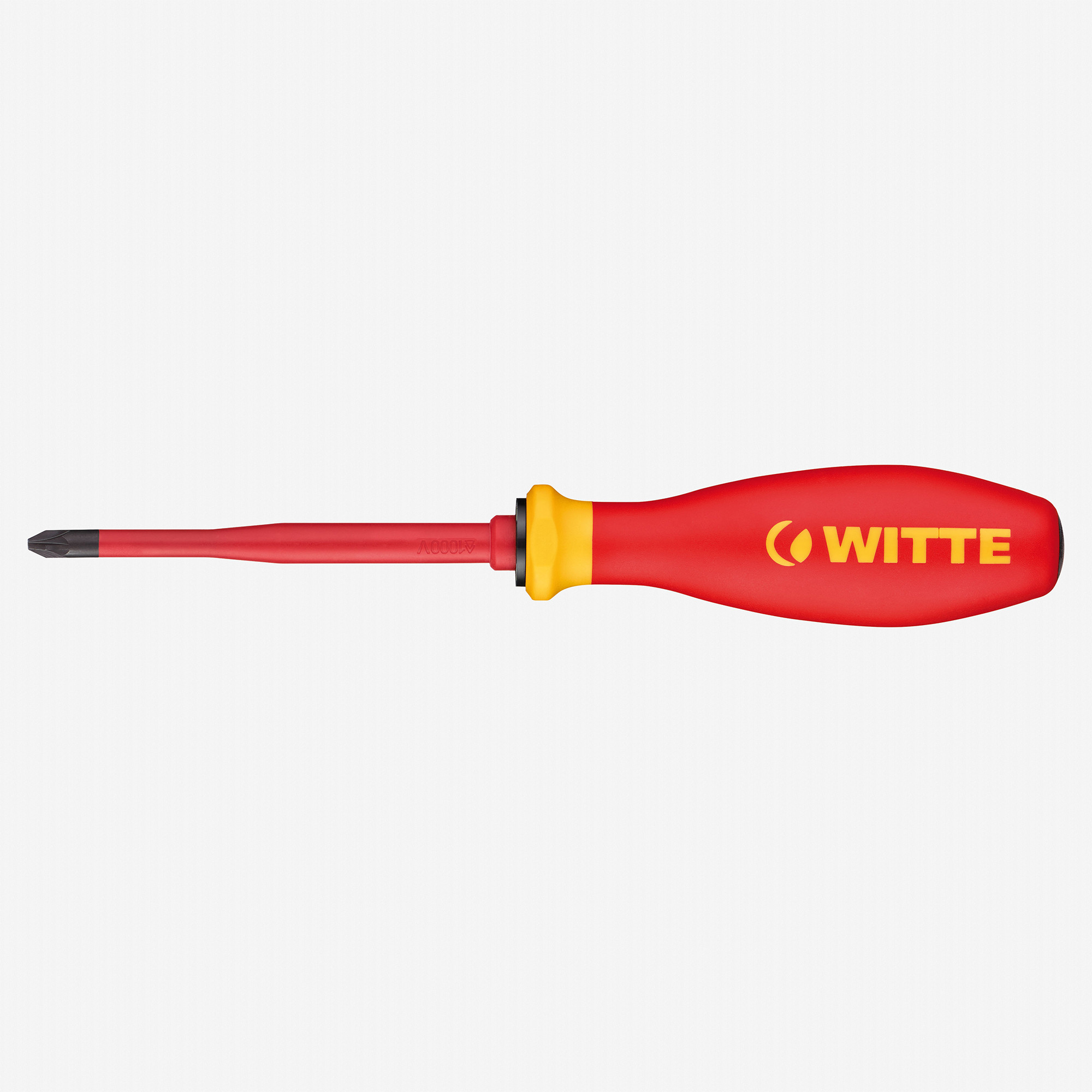 Witte Pro VDE Slim Pozidriv Screwdriver, #1 x 80mm