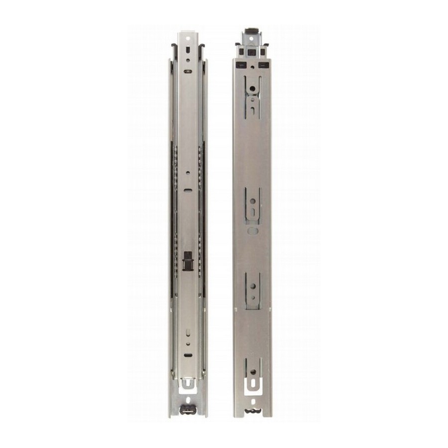 KV 8405 14″ Side Mount 1″ Overtravel Drawer Slide Ebony Black Bulk-10 Sets Knape and Vogt 8405B EB 14