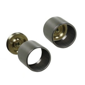 Closed Cuff Flange for 1″ and 1-1/16″ Round Closet Tubing Stainless Steel 855-SS