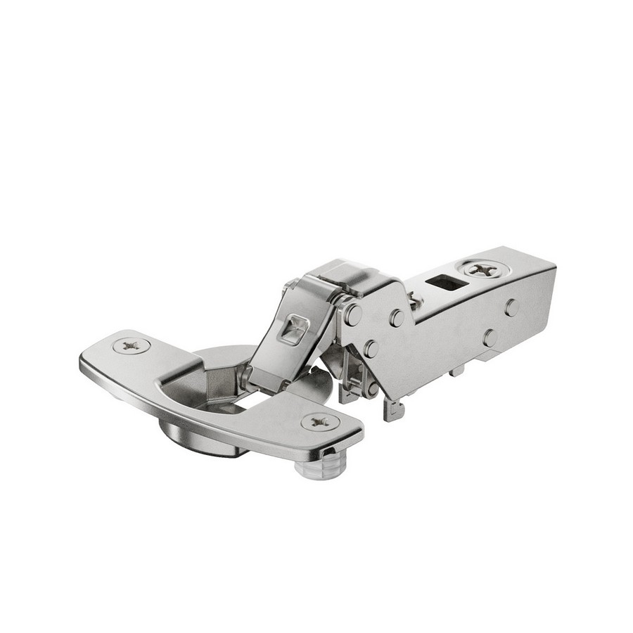 110° Sensys Thin Door Hinge Inset Soft-Closing Dowels Nickel Hettich 9094321