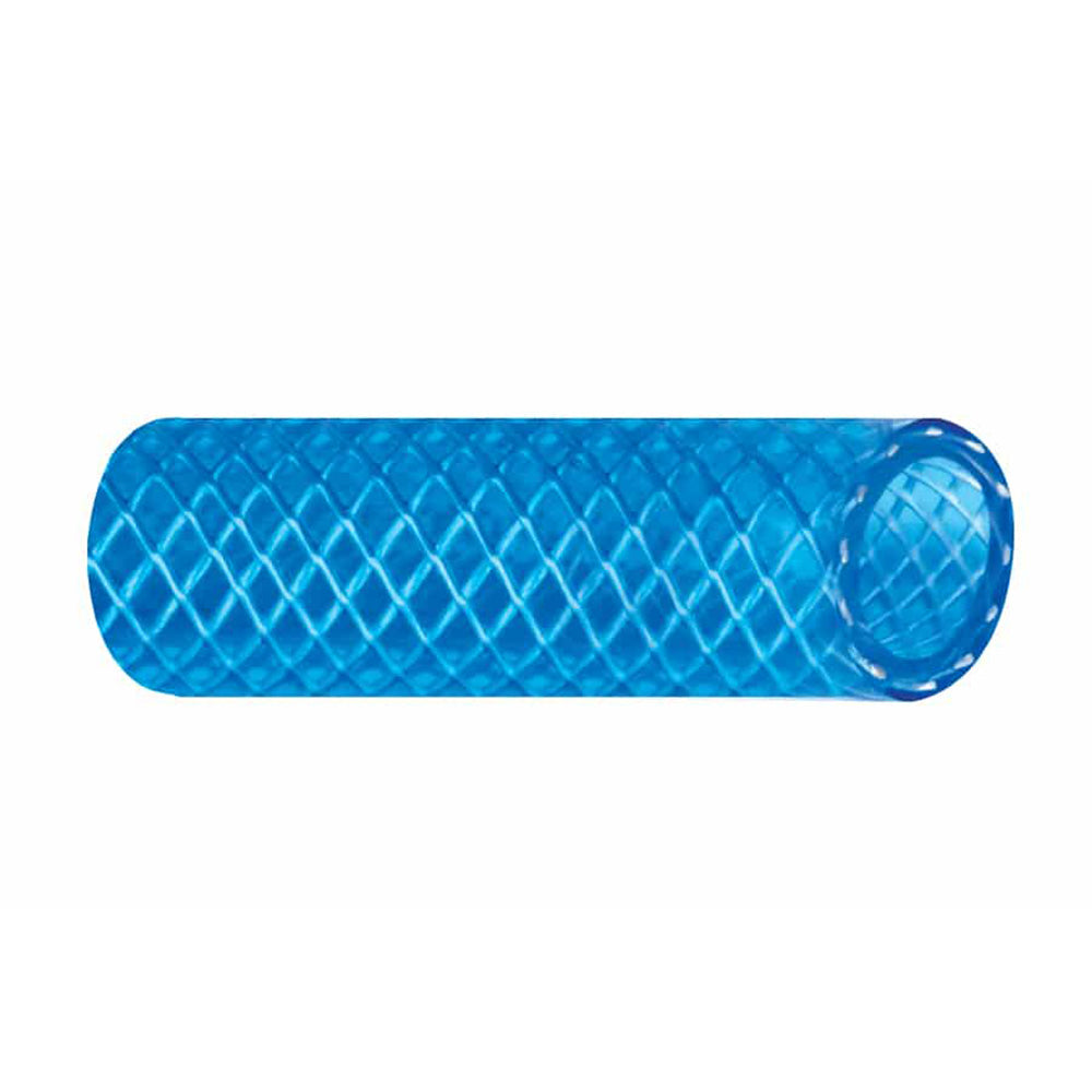 Trident Marine 3/4″ Reinforced PVC (FDA) Cold Water Feed Line Hose – Drinking Water Safe – Translucent Blue – Sold by the Foot [165-0346-FT]