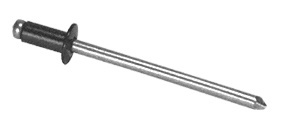 CRL ABA44BLPK Black Aluminum Mandrel Rivet, 1/8″ Dia, 3/16″-1/4″ Grip, 1000 Pack