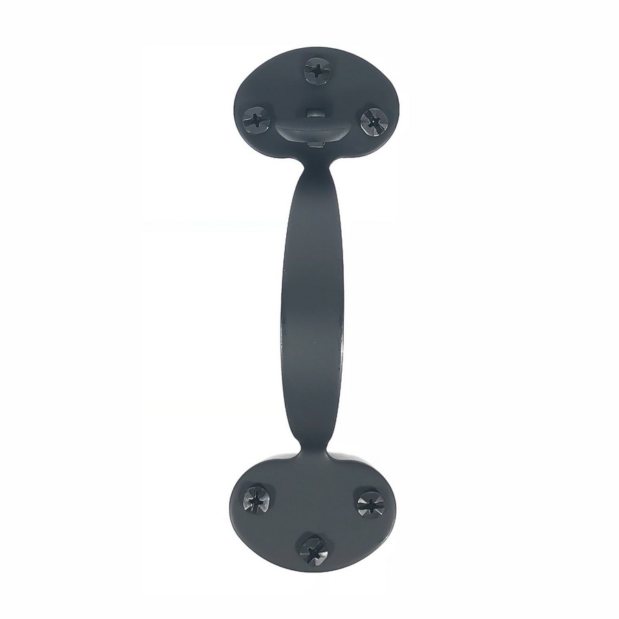 Smooth Bean Thumb Latch Set 6-7/8″ Matte Black Acorn Manufacturing AT9BR