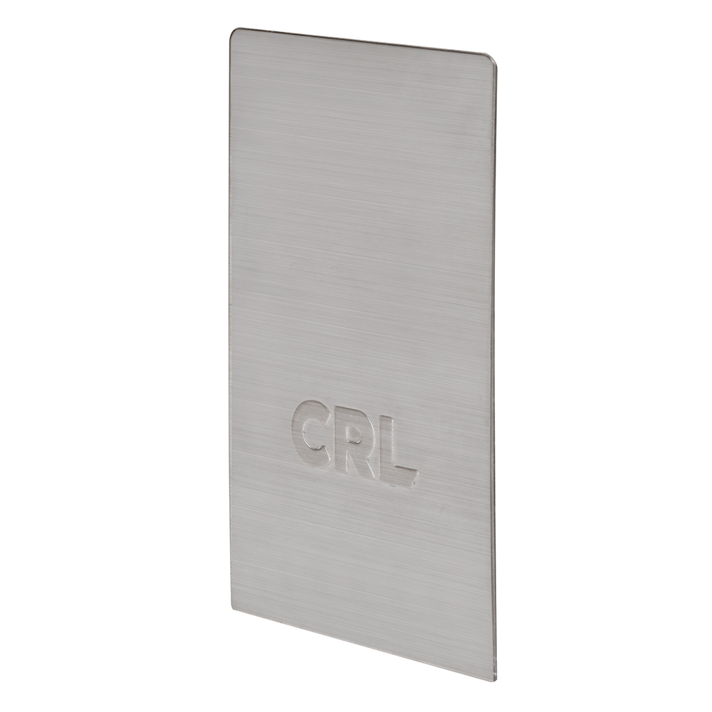 CRL B5SECBS6 316 Brushed Stainless End Cap for B5S Square Base Shoe