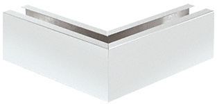 CRL B7S90SA Satin Anodized 12″ 90 Mitered Corner Cladding for B7S Heavy-Duty Base Shoe