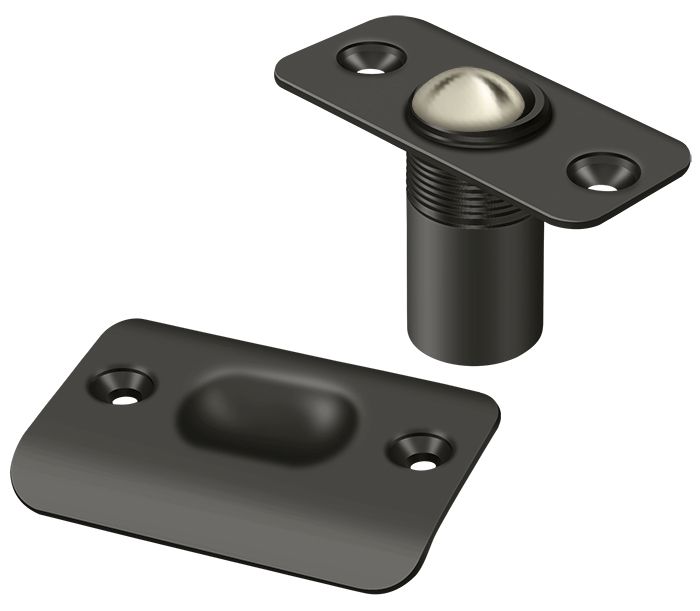 Deltana BC218RU10B Round Corner Ball Catch, Oil-Rubbed Bronze