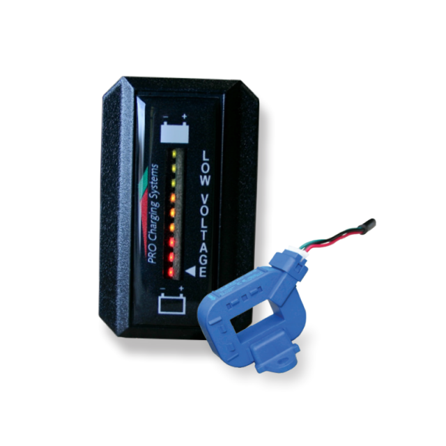 PRO Charging Systems BFGVLITH Lithium Battery Gauge, Rectangle Vertical Display