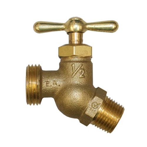 Merrill BKDNL50M 1/2″ MIP (Male Iron Pipe) Brass Tee Handle Boiler Drain. No Lead
