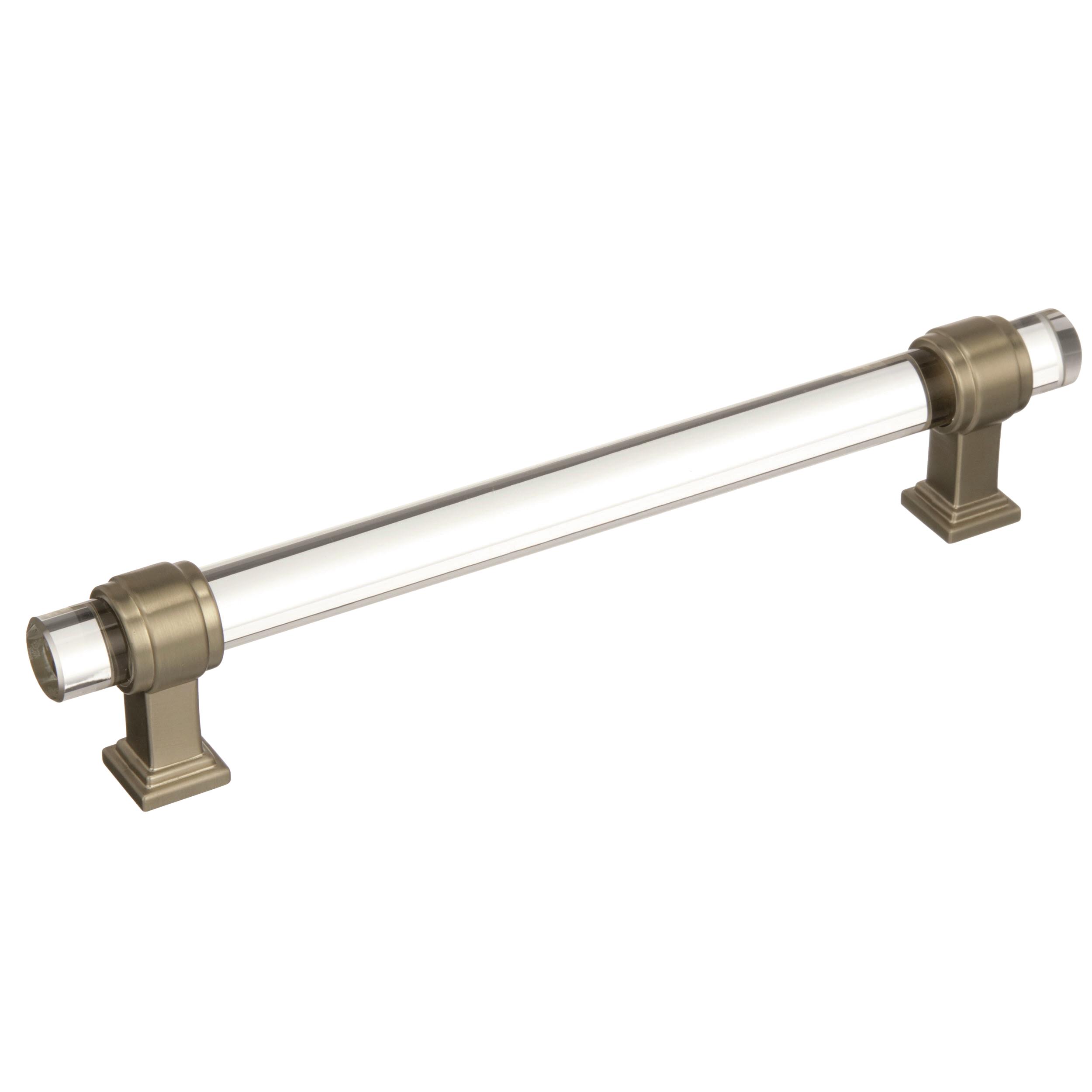Amerock BP36656CBBZ Glacio 160mm Clear Black Bronze Pull