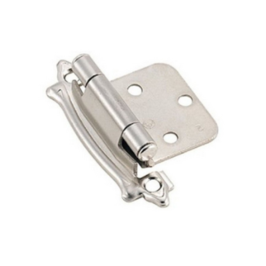 Variable Overlay Face Mount Self-Closing Hinge Sterling Nickel Amerock BPR7329G9