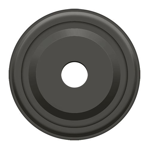 Deltana BPRC100U10B 1″ Diameter Oil-Rubbed Bronze Knob Base Plate