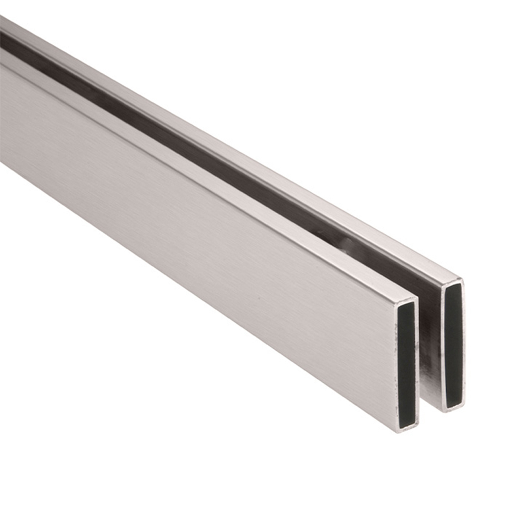 CRL BRXH1BS Brushed Stainless Steel 73″ Header Bar for Brixen Sliding Shower Door