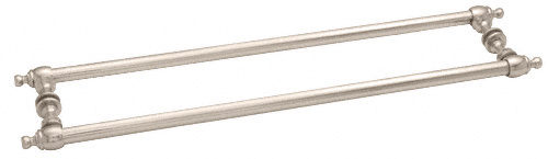 CRL C0L24X24PN Polished Nickel 24″ Colonial Back-to-Back Towel Bars