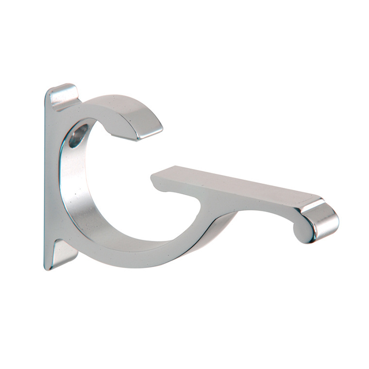 CRL CC5CH Chrome Aluminum Shelf Bracket for 3/8″ to 1/2″ Glass