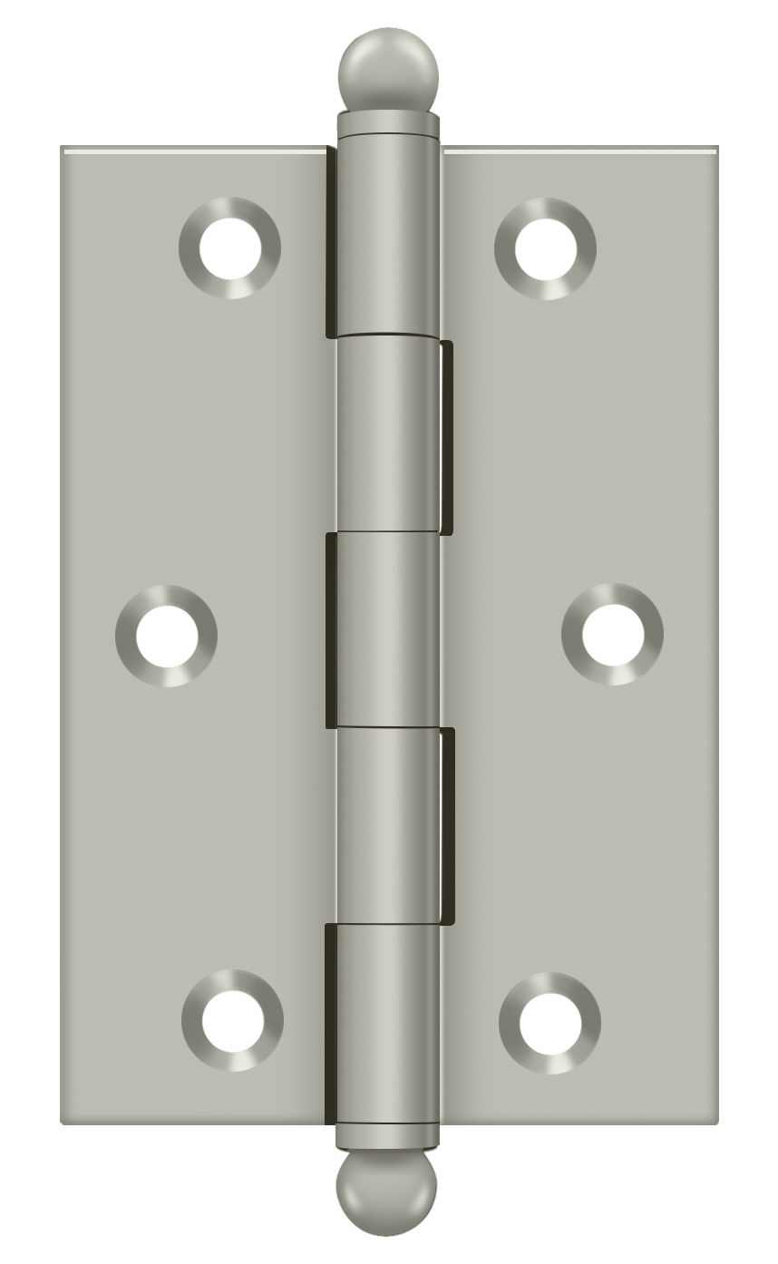 Deltana CH3020U15 3″ x 2″ Satin Nickel Ball Tip Hinge