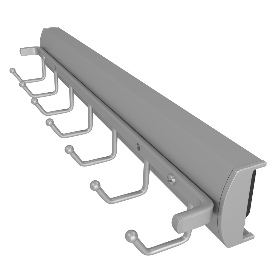 14″ Premiere Swivel Belt Rack Satin Chrome Sidelines CSWBRSL-14-SC-1