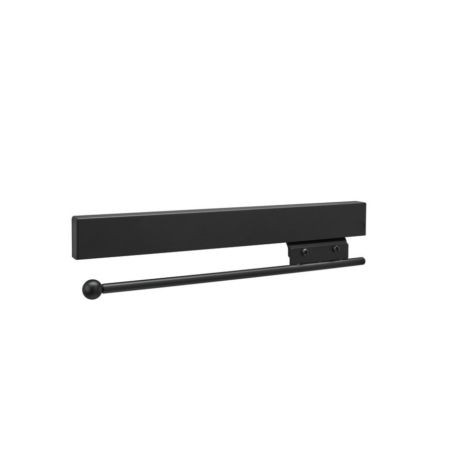 14″ Deluxe Sliding Valet Rod Matte Black Sidelines CVRSL-14-MB-1