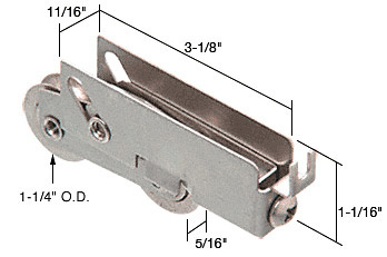 CRL D1927 1-1/4″ Stainless Steel Ball Bearing Roller for Pacific Sliding Doors