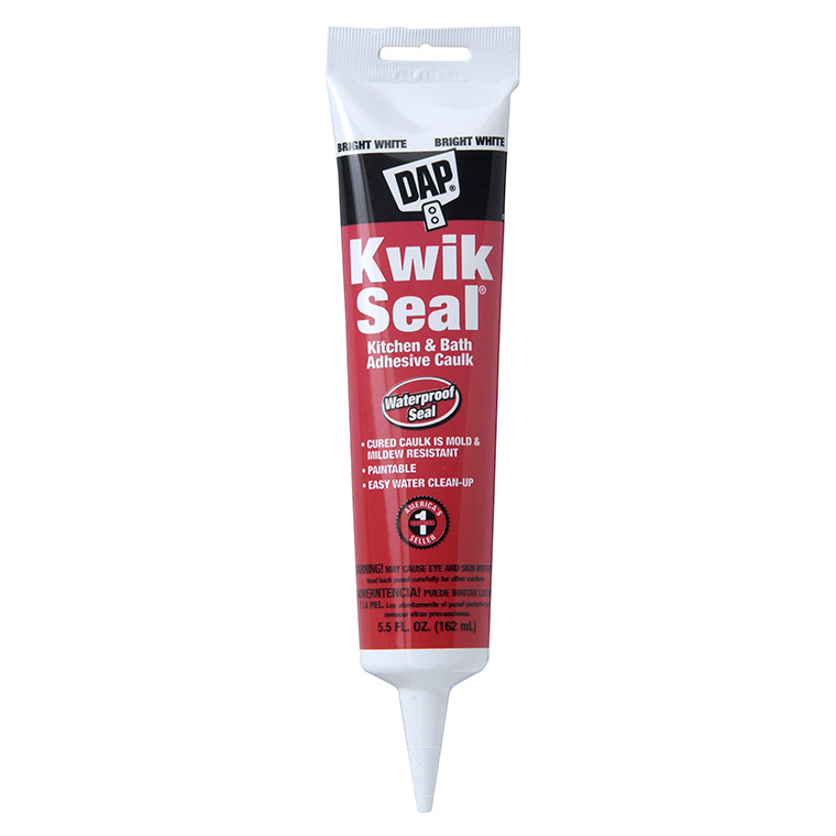 CRL DAP18001 DAP Kwik-Seal White Kitchen Bath Adhesive Caulk