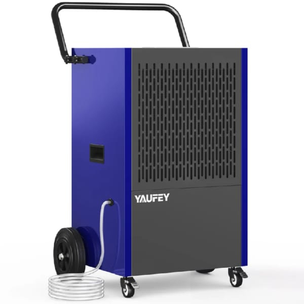 Yaufey DP905C 216 Pints Commercial Dehumidifier with Pump, for Basement up to 8500 Sq. Ft, Large Capacity Industrial Dehumidifier for Large Room