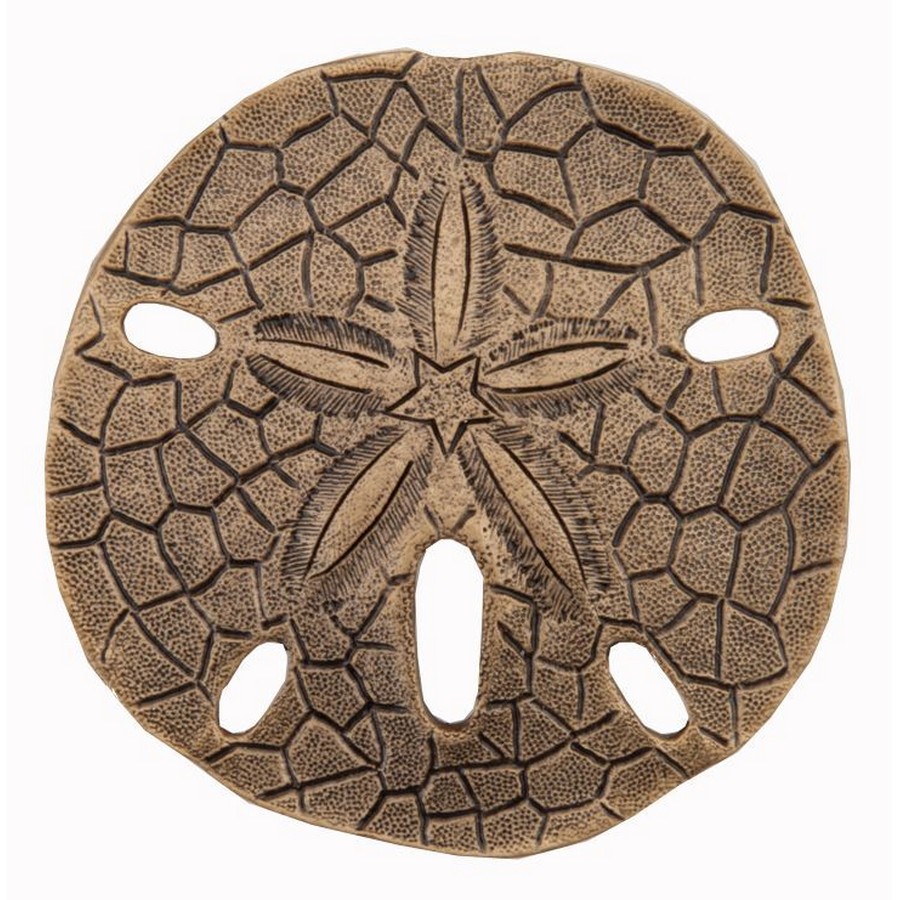 Sand Dollar Knob 1-1/2″ Diameter Museum Gold Acorn Manufacturing DPDGP