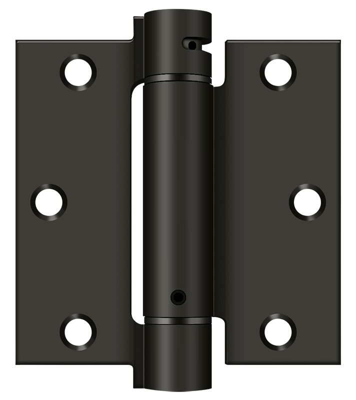 Deltana DSH35U10B 3.5″ Spring Hinge, Oil-Rubbed Bronze
