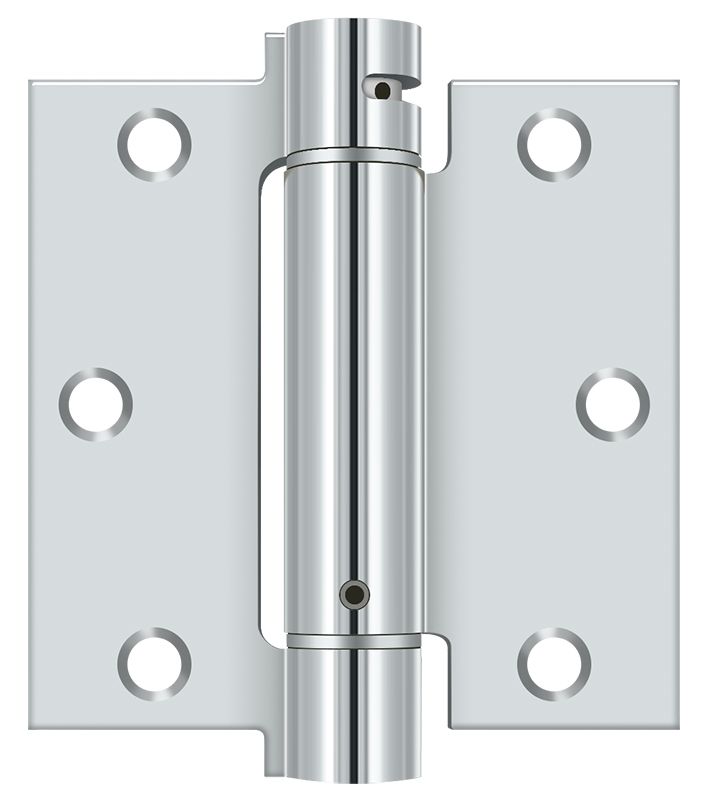 Deltana DSH35U26 3.5″ Polished Chrome Spring Hinge