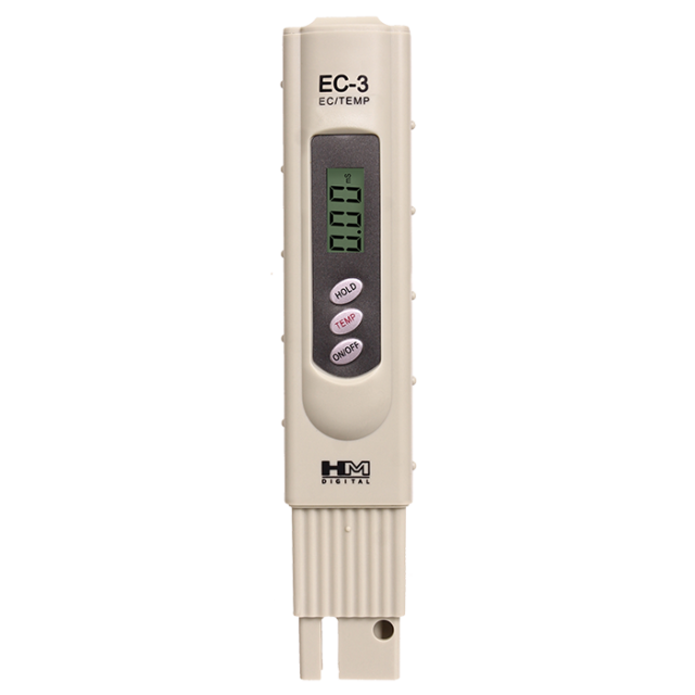HM Digital EC-3 Pen Style EC/Temp Meter with Case