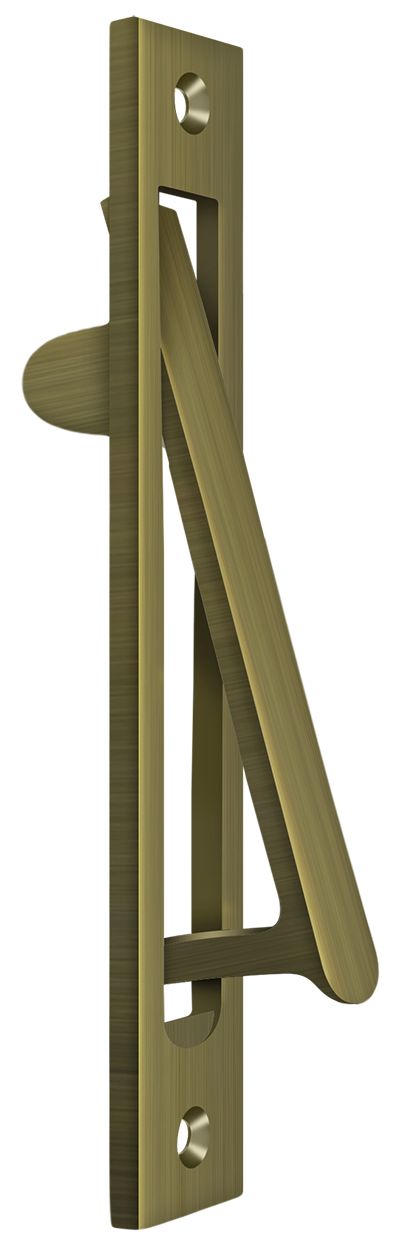 Deltana EP6125U5 Edge Pull HD, 6.25″ x 1.25″, Antique Brass