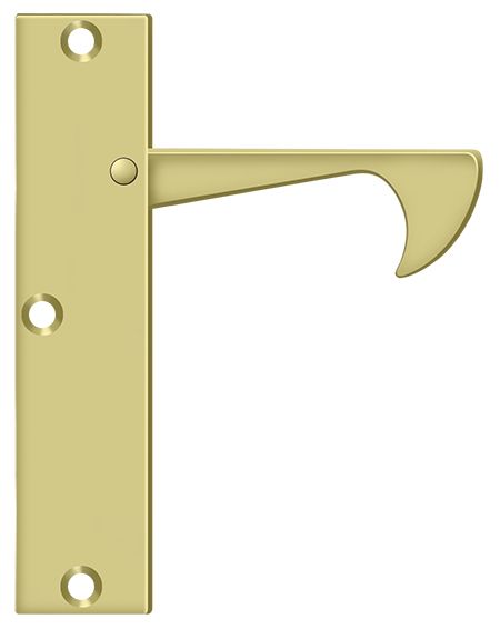 Deltana EPT425U3 Thin Edge Pull, 4.25″ x 1″ x 0.375″, Polished Brass