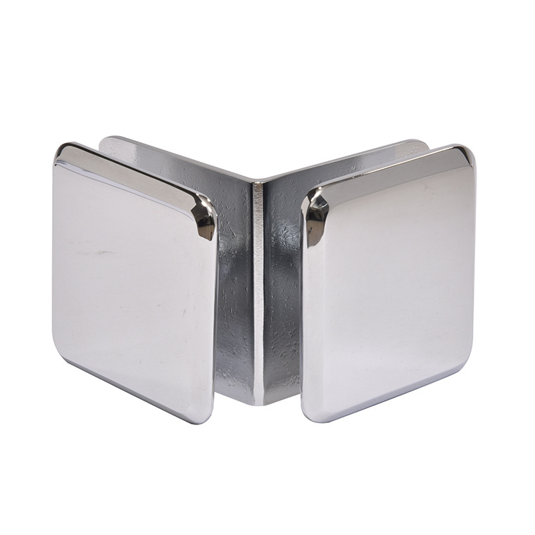 CRL EST111CH Polished Chrome Estate 90 Glass-to-Glass Clamp