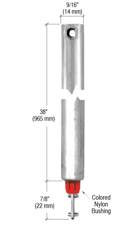 CRL FH3820 38″ Tubular Spiral Tilt Window Balance with Red Bushing