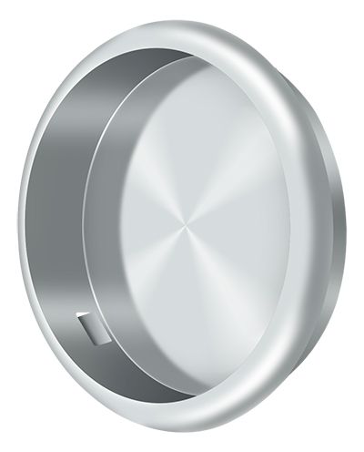 Deltana FP221RU26 Round Flush Pull, 2.5″ Diameter, Polished Chrome