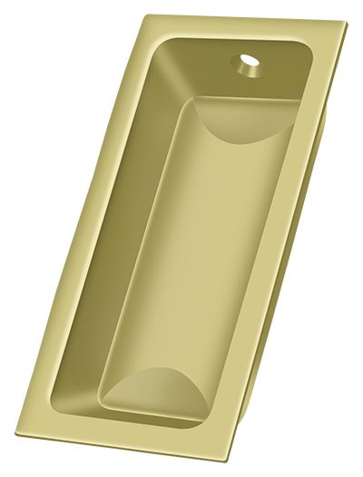Deltana FP227U3 Large Flush Pull, 3-5/8″ x 1-3/4″ x 1/2″, Polished Brass