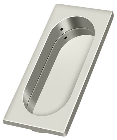 Deltana FP4134U14 Large Flush Pull, 3-7/8″ x 1-5/8″ x 3/8″, Polished Nickel