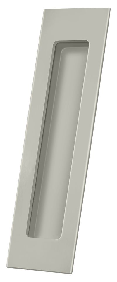 Deltana FP7178U15 7″ Rectangular HD Flush Pull, Solid Brass, Brushed Nickel