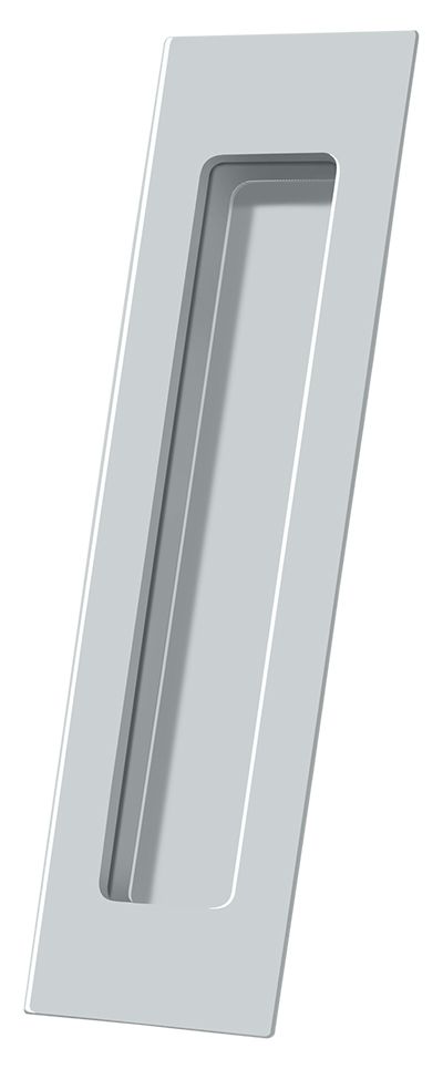 Deltana FP7178U26 HD Rectangular Flush Pull, 7″ x 1-7/8″, Solid Brass, Polished Chrome