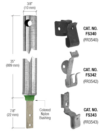 CRL FR3542 3/8″ 3540 Non-Tilt Spiral Balance with FS342 Clip